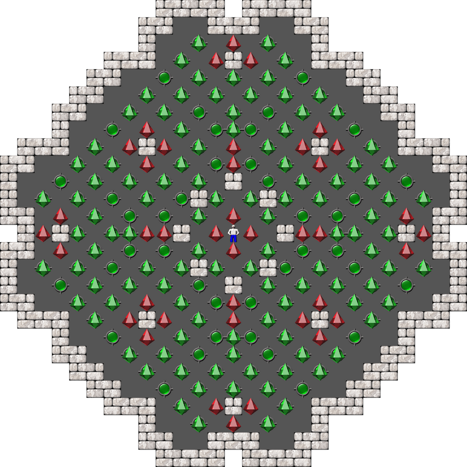 Sokoban Sasquatch 07 Arranged level 119